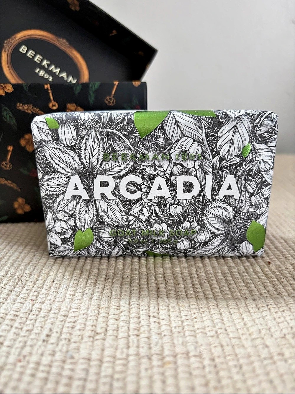 Beekman 1802 Arcadia Bath Soap Bar 9oz Luxury Goat Milk Skin Care New w Box